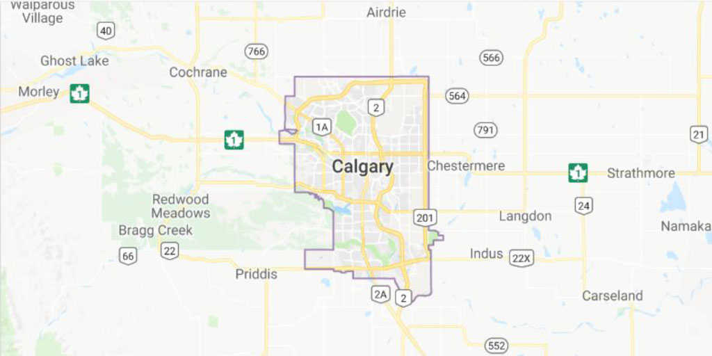 Neo Code Locations - Calgary Map