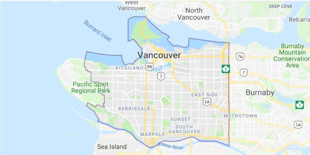 Neo Code Locations - Vancouver Map